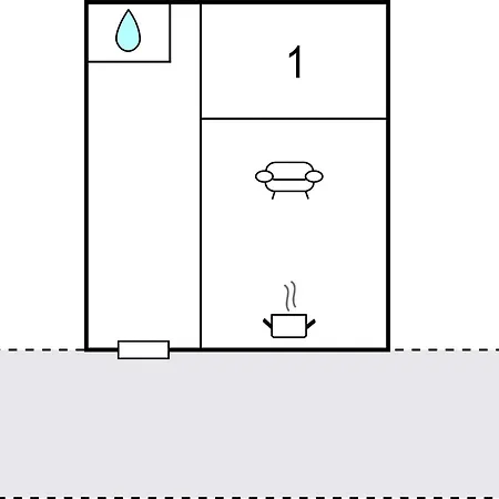 Apartman 1 Bedroom Amazing In *
